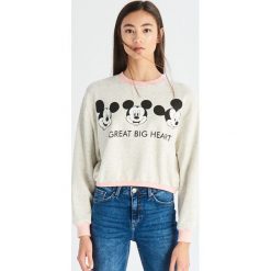 Bluza Mickey Mouse - Kremowy. Bluzy damskie Sinsay. W wyprzedaży za 29.99 zł.