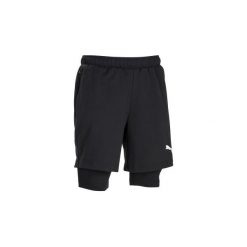 Spodenki 2 w 1 Gym & Pilates męskie. Czarne krótkie spodenki sportowe męskie Puma, m, bez wzorów, z bawełny, na jogę i pilates. Za 129.99 zł.