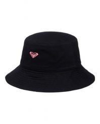 Kapelusz bucket dla Kobiety JASMINE PARADISE Czarny. Czarne czapki i kapelusze damskie Roxy, bez wzorów, z bawełny. Za 129.99 zł.