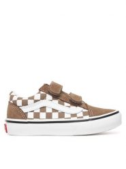 Vans Tenisówki Old Skool VN000CYA1NU1 Brązowy. Brązowe buty sportowe chłopięce Vans, bez wzorów, ze skóry, bez zapięcia, tenisowe. Za 259.99 zł.