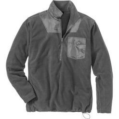 Bluza z polaru z zamkiem Regular Fit bonprix antracytowy. Bluzy męskie marki KALENJI. Za 79.99 zł.