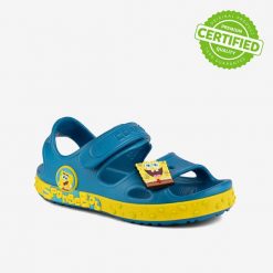 Sandały dziecięce Coqui Jogi. Niebieskie sandały chłopięce Coqui, bez zapięcia. Za 125.99 zł.