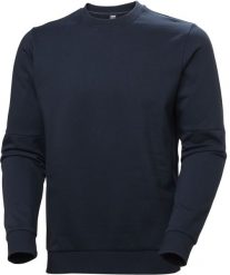 HELLY HANSEN Evo Sweatshirt, blue XL. Niebieskie bluzy męskie Helly Hansen, m, bez wzorów, bez kaptura. Za 176.16 zł.
