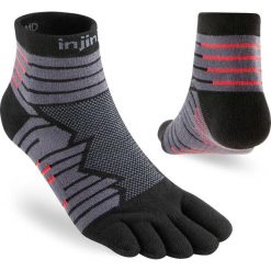 Skarpety do biegania Injinji Ultra Run Mini-Crew. Czarne skarpety męskie Injinji, bez wzorów. Za 88.99 zł.