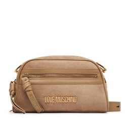 Torebka LOVE MOSCHINO. Brązowe listonoszki damskie Love Moschino, bez wzorów, bez dodatków. Za 859.99 zł.