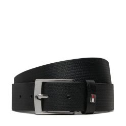 Pasek Męski Tommy Hilfiger. Czarne paski damskie Tommy Hilfiger, bez wzorów. Za 159.99 zł.