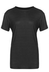 Koszulka do jogi Athlecia Lizzy. Czarne koszulki sportowe damskie Endurance, s, bez wzorów, z elastanu, bez kołnierzyka, bez ramiączek, na fitness i siłownię. Za 134.50 zł.