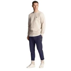 Sweatshirt okrągły dekolt Lyle & Scott. Brązowe buty sportowe męskie LYLE AND SCOTT, bez zapięcia, na fitness i siłownię. W wyprzedaży za 263.45 zł.