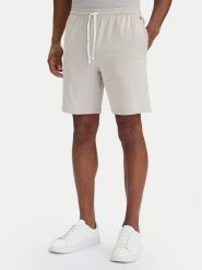 BOSS Szorty sportowe Mix&Match 50515314 Beżowy jasny Regular Fit. Brązowe krótkie spodenki sportowe męskie Boss, m, bez wzorów, z bawełny. Za 199.99 zł.