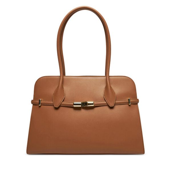 Torebka Furla. Brązowe torebki do ręki damskie Furla, bez wzorów, klasyczne, bez dodatków. Za 1,039.00 zł.