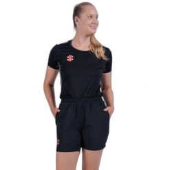 Szorty damskie Gray-Nicolls Velocity. Czarne szorty damskie GRAY-NICOLLS, na lato, bez wzorów. Za 252.00 zł.