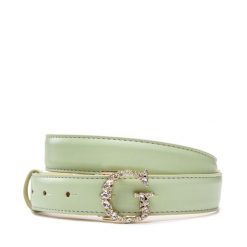 Pasek Damski Guess. Brązowe paski damskie Guess, z aplikacjami. Za 269.99 zł.