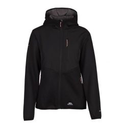 Damska Bluza Polarowa Tierra. Czarne bluzy sportowe damskie Trespass, l, bez wzorów, z polaru, bez kaptura, trekkingowe. Za 182.99 zł.