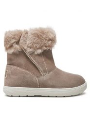 Primigi Kozaki 6850711 S Beżowy. Brązowe buty zimowe dziewczęce Primigi, bez wzorów, ze skóry, bez zapięcia. Za 319.99 zł.