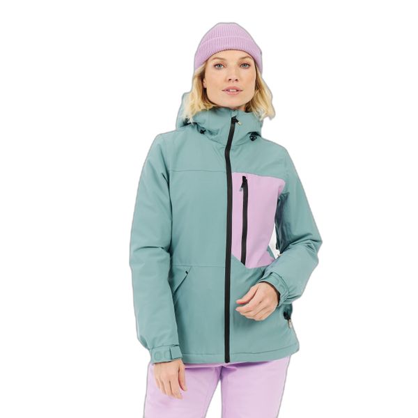 Damska kurtka narciarska Protest Salut. Niebieskie kurtki damskie Protest, na zimę, bez wzorów, bez kaptura, narciarskie. W wyprzedaży za 835.50 zł.