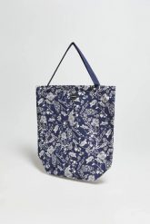 Bawełniana torba granatowa. Torebki shopper damskie MOODO, bez wzorów, z bawełny, bez dodatków. Za 29.99 zł.