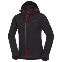 Northfinder Męska Kurtka Marquis Czarny/Czerwony L. Czarne kurtki sportowe męskie Northfinder, z softshellu. Za 329.00 zł.