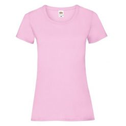 Koszulka Damska Valueweight. Czerwone koszulki sportowe damskie Fruit of the Loom, s, bez wzorów, bez kołnierzyka, bez ramiączek, trekkingowe. Za 35.99 zł.