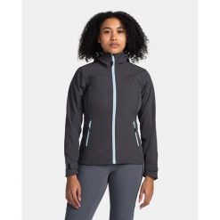 Damska kurtka softshell Kilpi RAVIA-W. Zielone kurtki sportowe damskie Kilpi, s, bez wzorów, z softshellu, bez kaptura, trekkingowe. Za 318.77 zł.