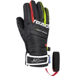 Rękawiczki dla dzieci Reusch Marcel Hirscher R-tex®. Czarne rękawiczki dziecięce Reusch, bez wzorów. W wyprzedaży za 199.00 zł.