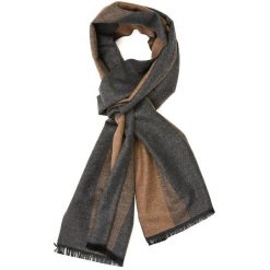 Brązowy Szalik Męski Ciepły Miękki Szal Gładki Elegancki Mes-Jed. Brązowe szaliki męskie bez wzorów, z materiału. Za 29.99 zł.