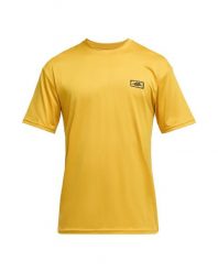 T-shirt surfowy NOMAD SURF Żółty Męski. Żółte t-shirty męskie Quiksilver, m, bez wzorów, z bawełny, eleganckie, bez kołnierzyka. Za 104.99 zł.
