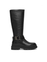 G-Star Raw Kozaki CEO-WI45-VR-3400-01 Czarny. Czarne kozaki damskie G-Star Raw, ze skóry, bez obcasa, na płaskiej podeszwie. Za 599.99 zł.