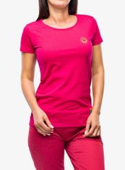 Koszulka bawełniana damska La Sportiva Climbing on the Moon T-Shirt. Czerwone t-shirty damskie La Sportiva, xs, bez wzorów, z bawełny, bez kołnierzyka. Za 162.69 zł.