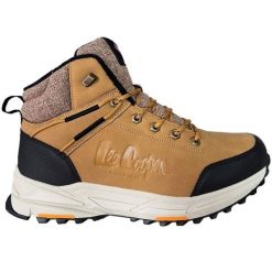 Buty Lee Cooper brązowe. Brązowe trekkingi męskie . Za 350.64 zł.