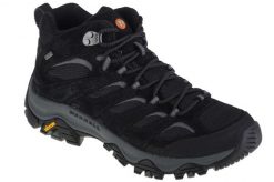 Buty trekkingowe męskie Merrell Moab 3 Mid Gtx Gore-tex. Czarne trekkingi męskie Merrell, za kostkę, outdoorowe, gore-tex. Za 798.00 zł.