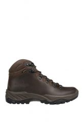 Buty trekkingowe wysokie damskie Terra GTX. Brązowe obuwie sportowe damskie Scarpa, bez wzorów, z gore-texu, trekkingowe. Za 729.29 zł.