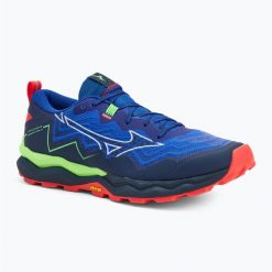 Buty do biegania męskie Mizuno Wave Daichi 9. Niebieskie buty sportowe męskie Mizuno, bez zapięcia, do biegania, mizuno wave. Za 459.99 zł.