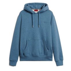 Bluza z logo Superdry Essential. Niebieskie bluzy męskie Superdry., m, bez wzorów, z kapturem. Za 371.45 zł.