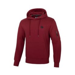 Bluza męska Pitbull rozpinana z kapturem Terry Everts. Brązowe bluzy męskie PITBULL, m, bez wzorów, z kapturem, na fitness i siłownię. W wyprzedaży za 139.00 zł.