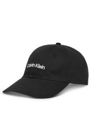 Calvin Klein Czapka z daszkiem Logo Embroidery Baseball Cap LV04F5003G Czarny. Czarne czapki i kapelusze damskie Calvin Klein, bez wzorów, z bawełny. Za 169.99 zł.