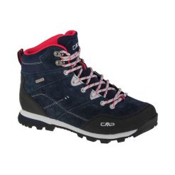 Buty trekkingowe damskie, CMP Alcor Mid. Niebieskie obuwie sportowe damskie CMP, bez wzorów, z gumy, trekkingowe. Za 489.99 zł.