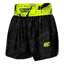 Spodenki Muay Thai męskie EXTREME HOBBY NEO. Zielone krótkie spodenki sportowe męskie EXTREME HOBBY, m, bez wzorów, z poliesteru. Za 209.00 zł.