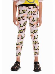 Desigual Legginsy 23SGKK03 Różowy Slim Fit. Czerwone legginsy dla dziewczynek Desigual, bez wzorów, z bawełny. Za 59.99 zł.