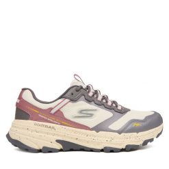 Buty do biegania Skechers. Brązowe obuwie sportowe damskie Skechers, bez wzorów, do biegania. Za 289.99 zł.
