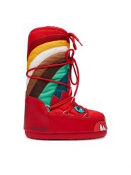 Moon Boot Śniegowce 80D3400320 Czerwony. Czerwone śniegowce dziewczęce Moon Boot, ze skóry, bez zapięcia. Za 719.99 zł.
