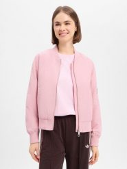 Marie Lund kurtka bomber Kobiety zielony|różowy, XS. Czerwone kurtki damskie Marie Lund, uniwersalny, bez wzorów, prążkowane, bez kaptura. Za 229.95 zł.