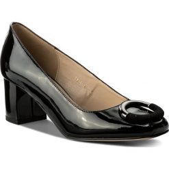 Półbuty SAGAN - 3123 Czarny Lakier/Ciemny Nikiel. Czarne półbuty damskie Sagan, z lakierowanej skóry, eleganckie. W wyprzedaży za 199.00 zł.