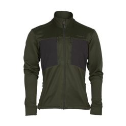 Bluza polarowa męska Pinewood Abisko Power Fleece. Zielone bluzy męskie Pinewood, m, bez wzorów, z polaru, bez kaptura. Za 409.99 zł.