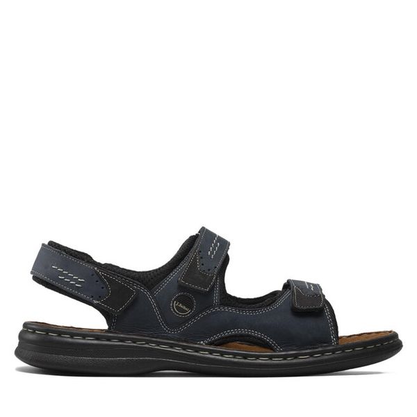 Sandały Josef Seibel. Niebieskie sandały męskie Josef Seibel, bez zapięcia. Za 344.99 zł.