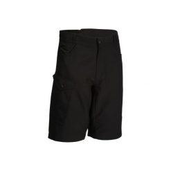 Szorty na rower MTB 300 czarne. Krótkie spodenki sportowe męskie marki B'TWIN. W wyprzedaży za 39.99 zł.