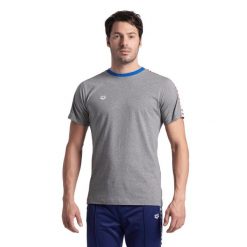 Koszulka męska Arena T-Shirt Team OG. Szare koszulki sportowe męskie Arena, l, bez wzorów, z materiału, bez kołnierzyka, bez ramiączek, do pływania. Za 129.00 zł.