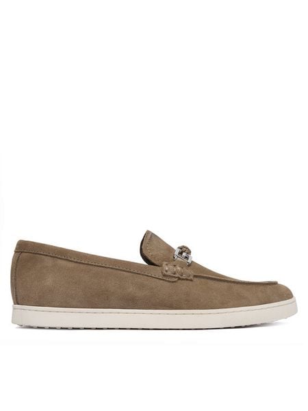 Guess Mokasyny FMJHEA SUE14 Khaki. Brązowe mokasyny męskie Guess, ze skóry. Za 398.99 zł.
