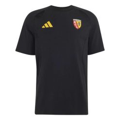 Koszulka RC Lens Tiro 26. Czarne koszulki sportowe męskie Adidas, s, bez wzorów, ze lnu, bez kołnierzyka, bez ramiączek, na fitness i siłownię. Za 194.00 zł.