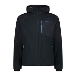 Kurtka softshell męska CMP 35Z2767 Fix Hood. Czarne kurtki męskie CMP, na jesień, m, bez wzorów, z materiału, sportowe, bez kaptura. Za 379.99 zł.