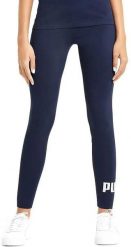 Legginsy treningowe damskie PUMA Ess Logo. Fioletowe legginsy damskie Puma, s, bez wzorów, z dzianiny, na fitness i siłownię. Za 123.11 zł.